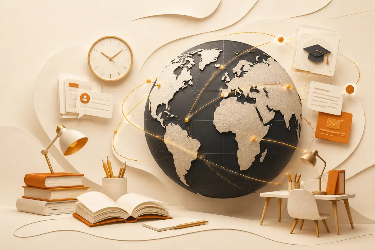 Global academic support across different time zones