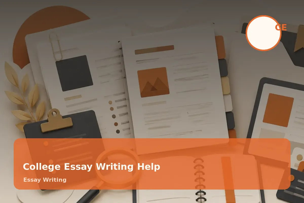 College Essay Writing Help academic support