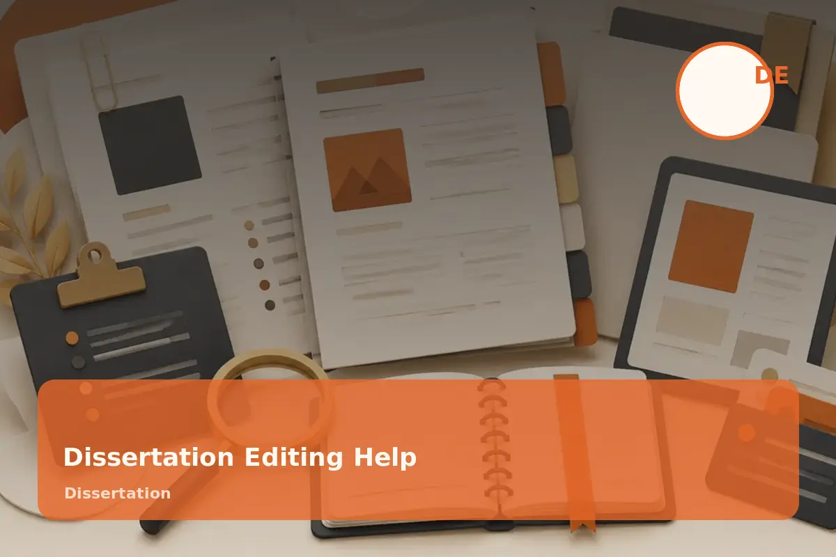 Dissertation Editing Help academic support